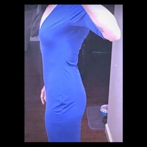 🌻 Royal blue slinky dress